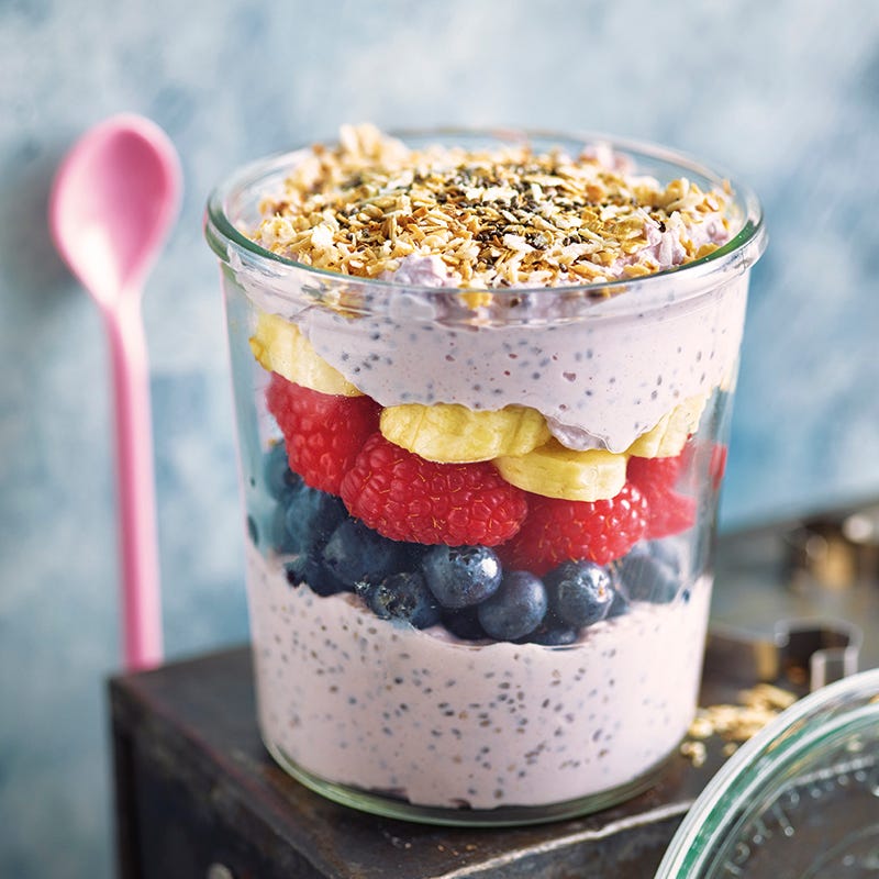 Foto van Kwark met açai en chiazaad in een pot door WW