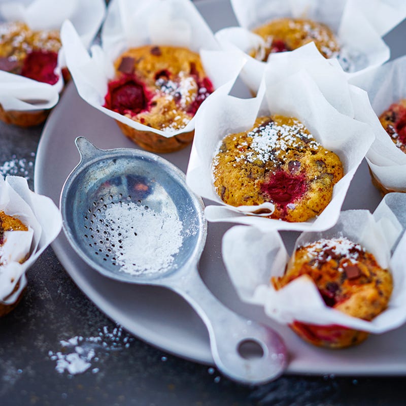 Foto van Chocoladekersenmuffins door WW