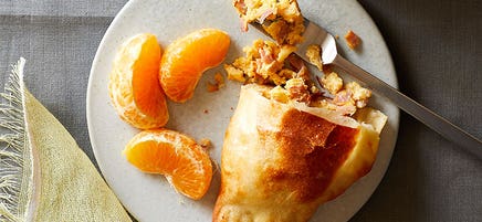 Two-Ingredient-Dough Breakfast Calzones