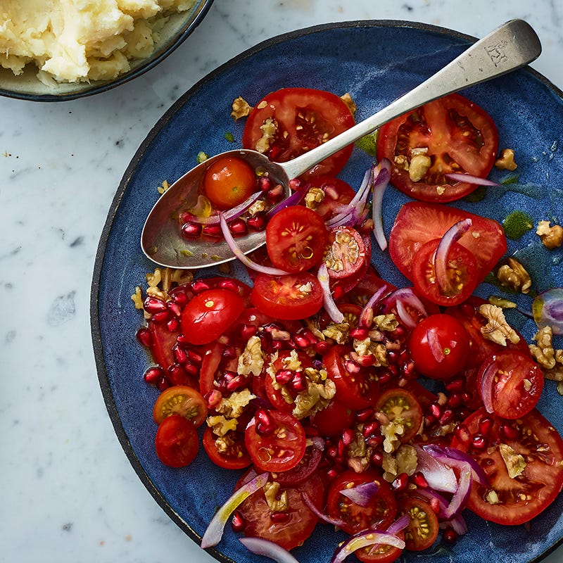 ViktVäktarna - Tomatsallad med granatäpple och valnötter