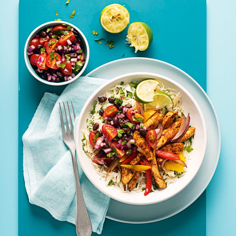 Photo of Turkey fajita bowl by WW