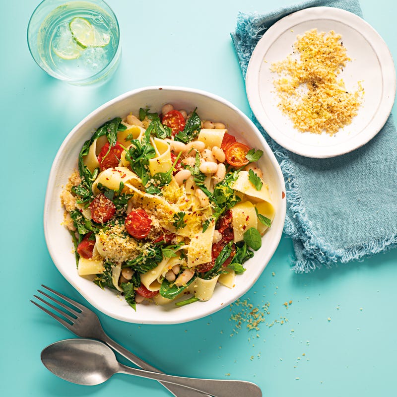 Photo of Tuscan-style bean pasta by WW