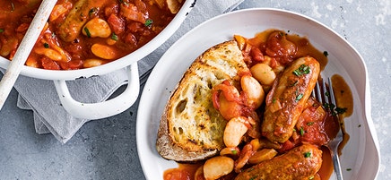 Sausage & bean casserole