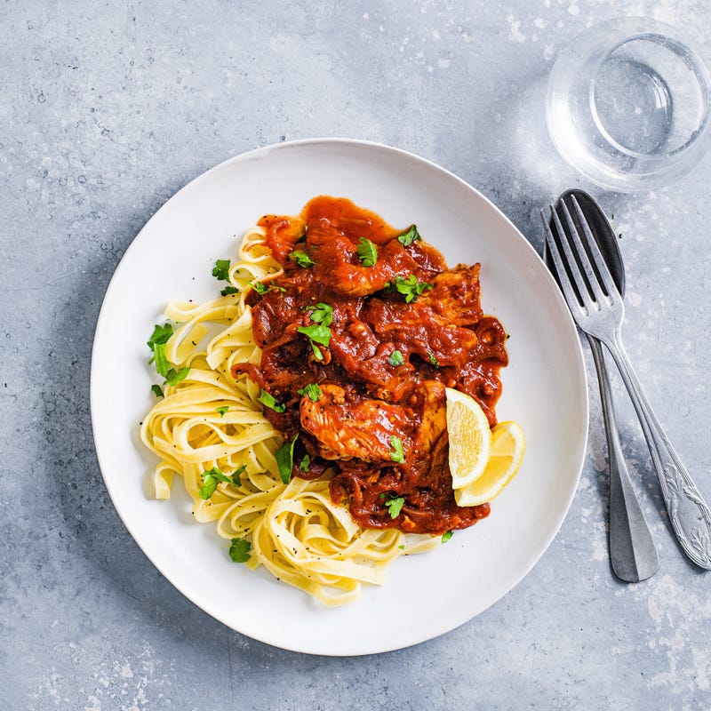 Photo of Paprika chicken with tagliatelle by WW