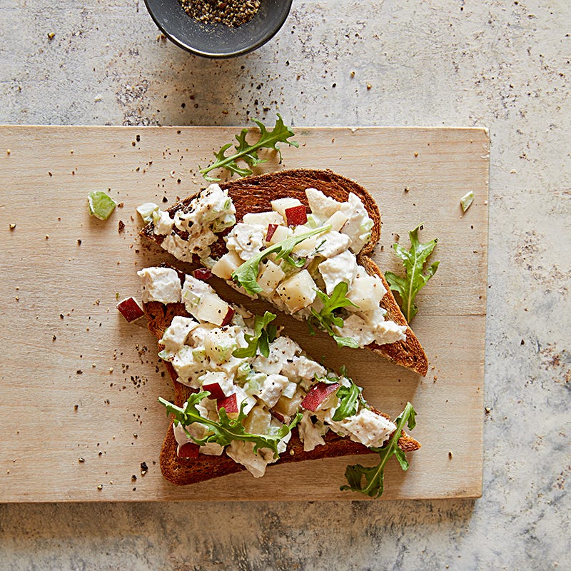 Honey-Mustard Chicken Salad on Whole Wheat