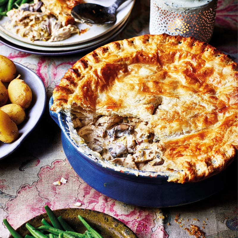 Photo of Easy chicken & mushroom pie by WW