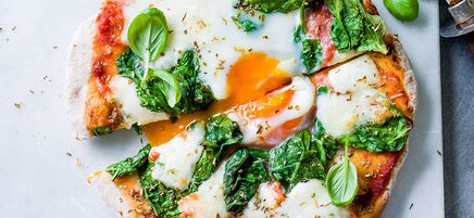 Florentine pizza