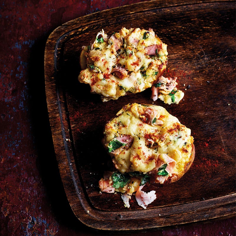 Photo of Baked potato with cheese & ham soufflé by WW