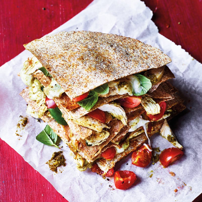 Photo of Pesto chicken quesadillas by WW