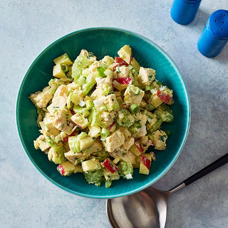 Photo de Salade de poulet au cari et au citron par WW