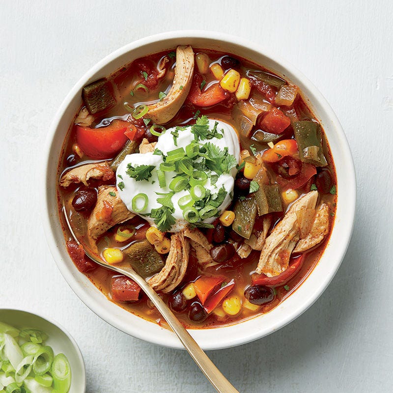 Photo of Pulled Chicken Ancho Chili & Black Bean Soup by WW