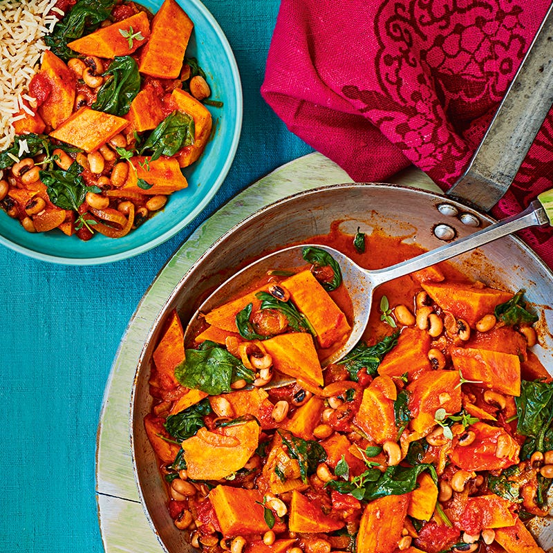 Photo of West Indian-style spinach & sweet potato curry by WW