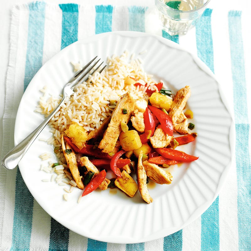 Photo de/du Sauté de poulet à l'ananas par WW