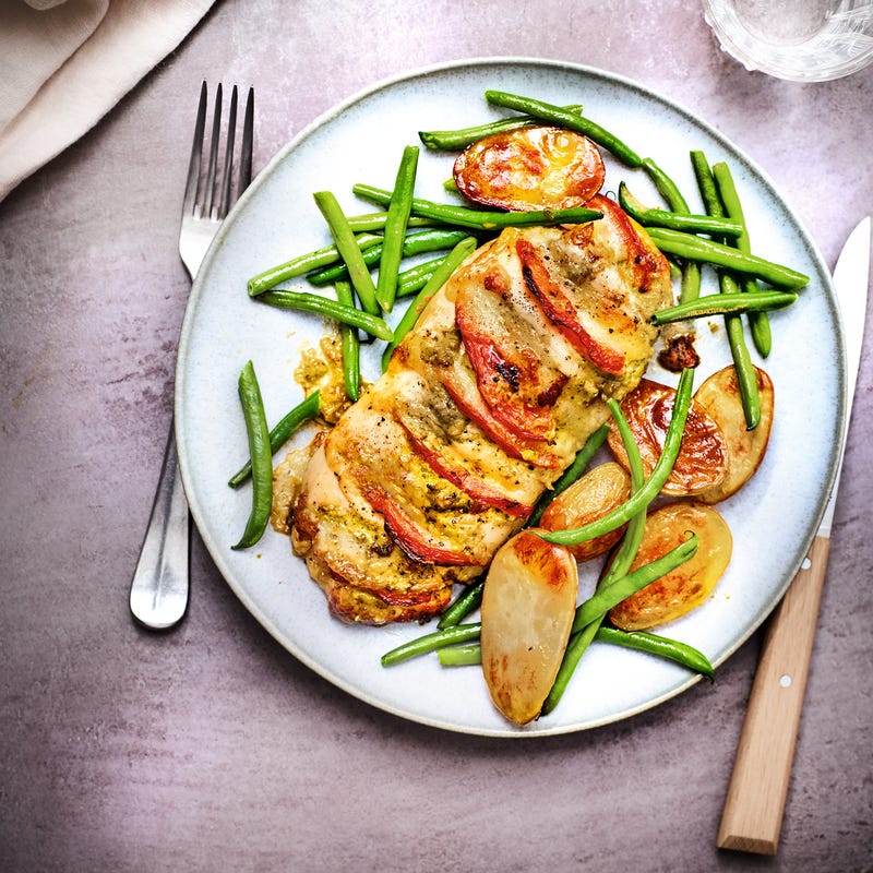 Poulet hasselback à l'italienne