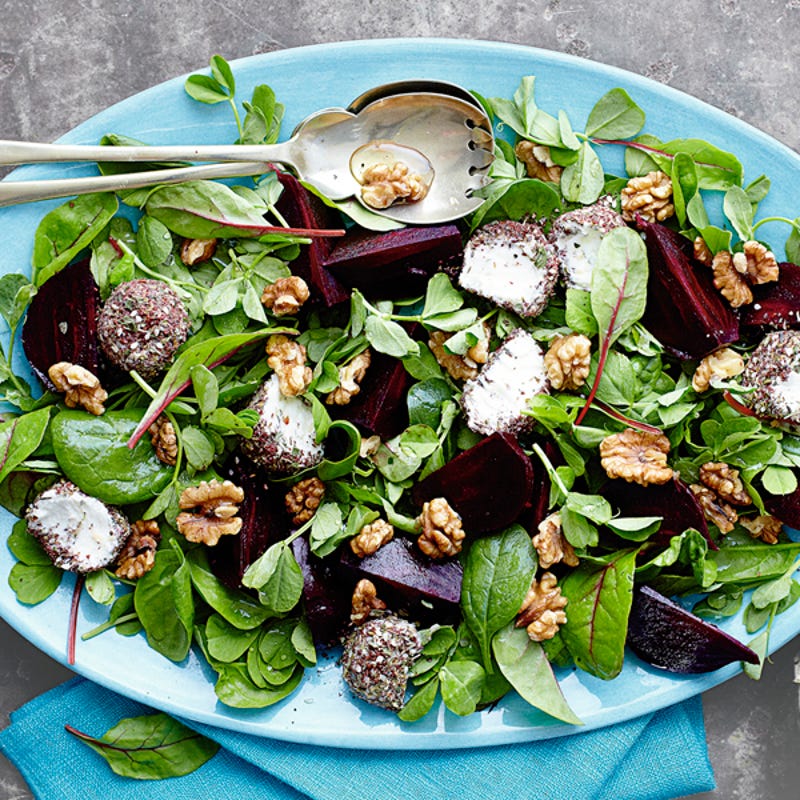 Photo de/du Salade de betterave, fromage aux herbes et aux noix par WW