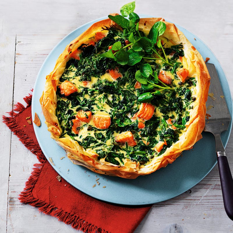 Photo de/du Quiche au saumon et au cresson par WW