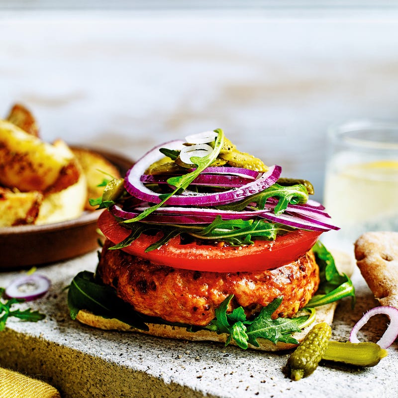 Photo de/du Burger de dinde épicé et pommes de terre ail et romarin par WW