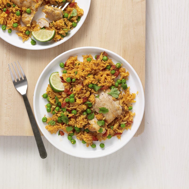 Classic arroz con pollo