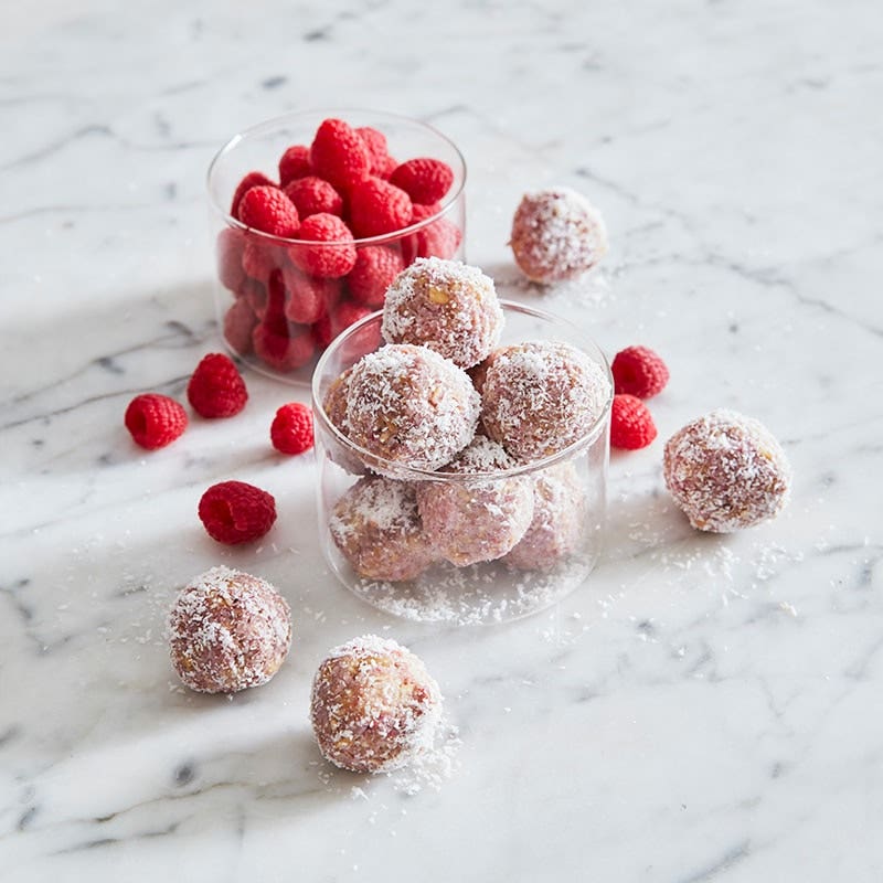 Anna’s lemon raspberry bliss bombs
