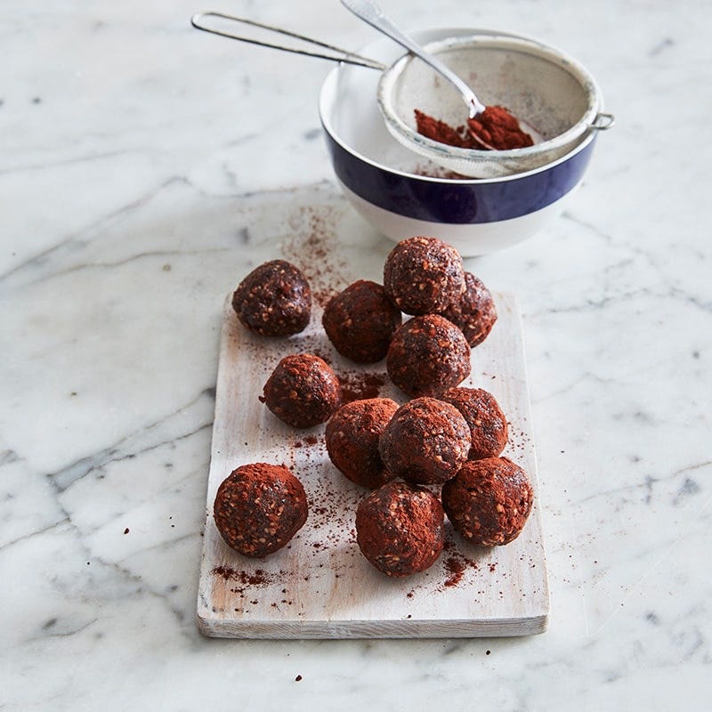 Anna’s salted date and almond butter bliss balls