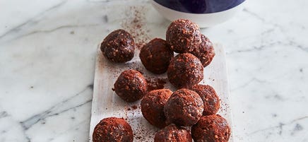 Anna’s salted date and almond butter bliss balls