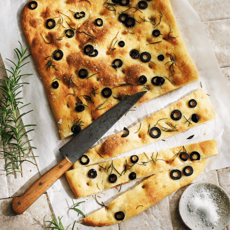 Cheat's focaccia