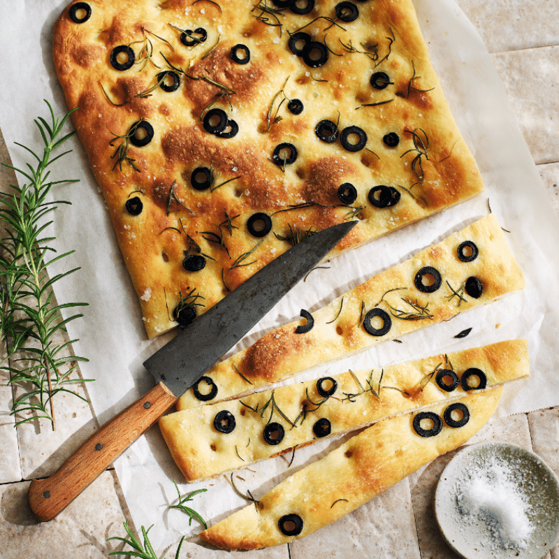 Cheat's focaccia