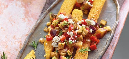 Polenta et sa jardinière de légumes