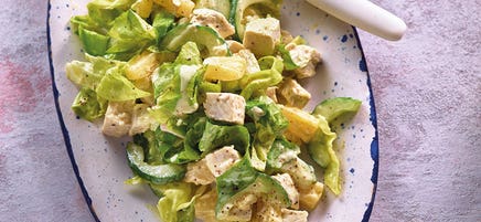Salade hawaiienne au poulet