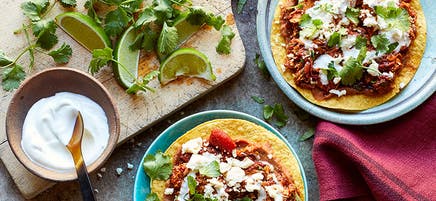Tostadas de Tinga Poblana (Chicken Tinga Tostadas)