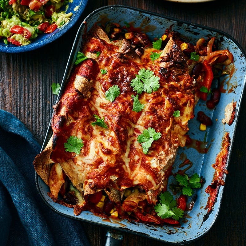 Chicken enchiladas