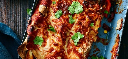 Chicken enchiladas