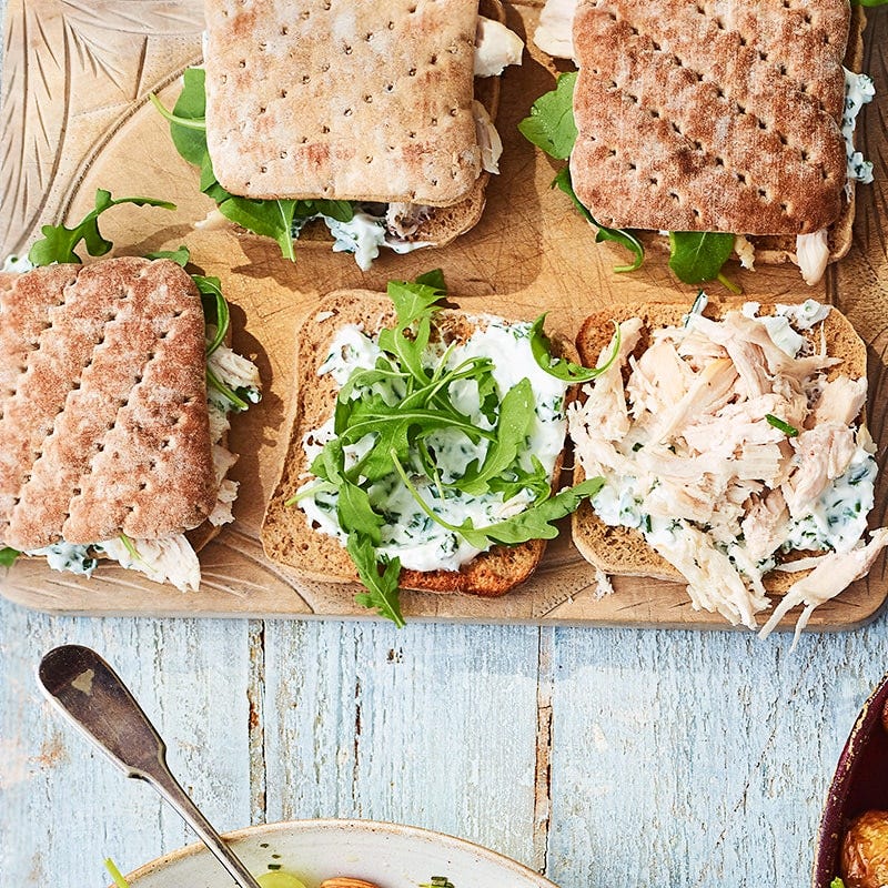 Photo of Chicken, rocket and creamy chives sandwich by WW