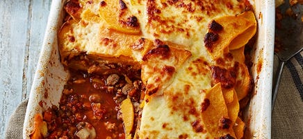 Turkey and mushroom lasagne