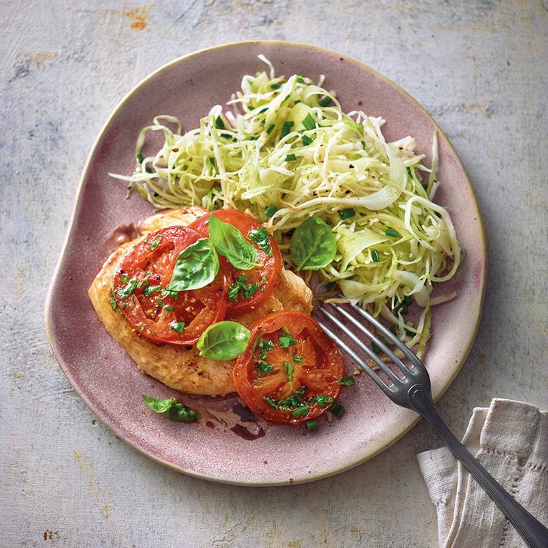 Kalkoenfilet met koolsla