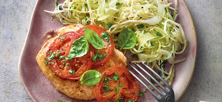 Kalkoenfilet met koolsla