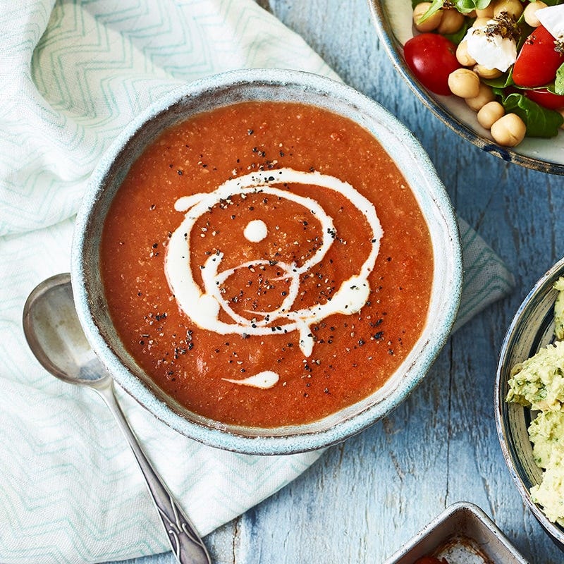 Chickpea and tomato soup