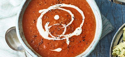 Chickpea and tomato soup
