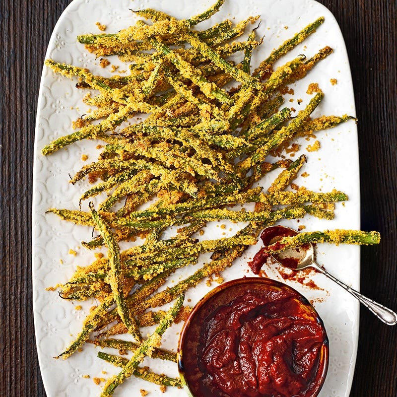 Crisp green bean ‘fries’