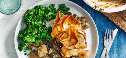 Chicken filo pie