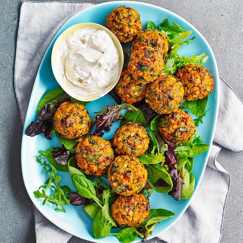 Pumpkin falafels