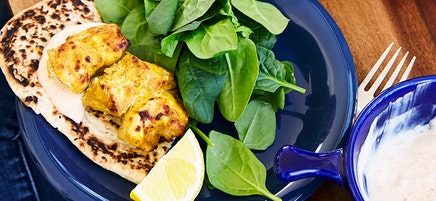 Chicken tikka naan