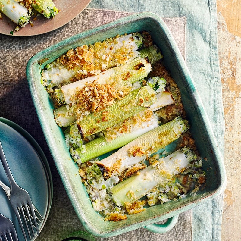 Leek cannelloni