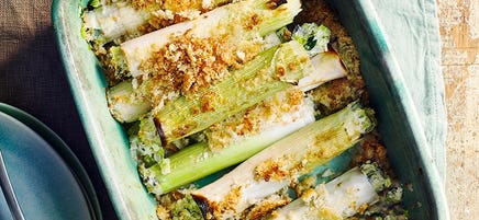 Leek cannelloni