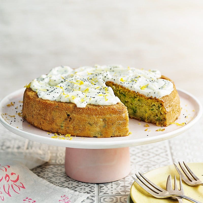 Photo of Zucchini cake with lemon and poppy seed frosting by WW
