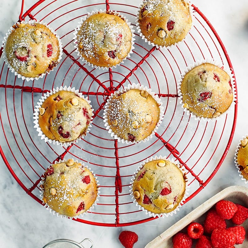Photo of White chocolate and raspberry muffins by WW