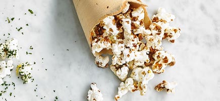 Salt and vinegar popcorn