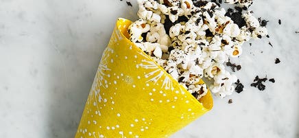 Seaweed and sesame popcorn