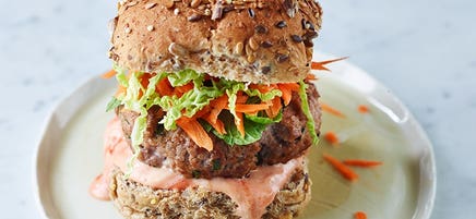 Thai-style burger
