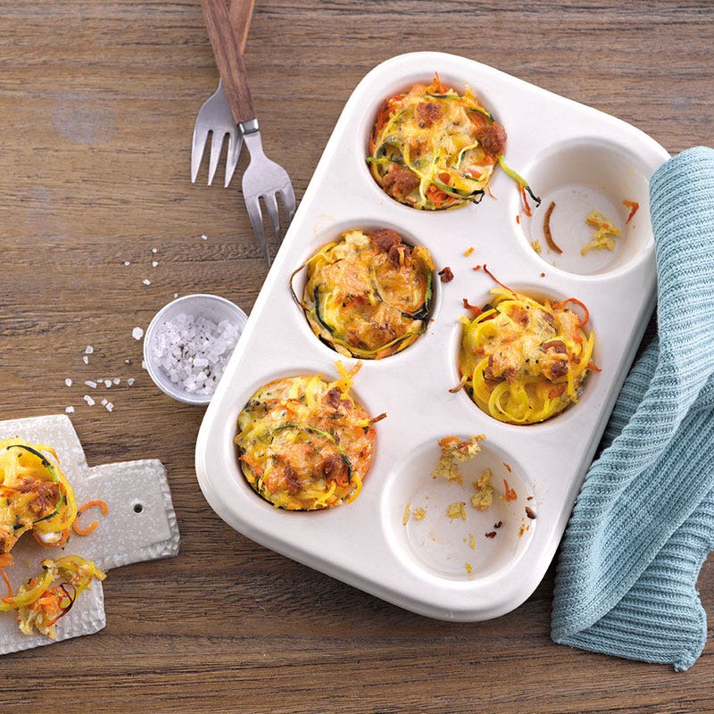 Gemüsemuffins mit Chorizo